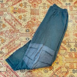 Cut loose cotton blend sweatpants